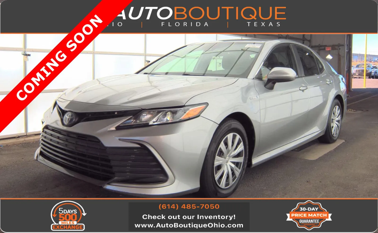 Silver 2021 Toyota Camry Hybrid LE for sale in Columbus, OH