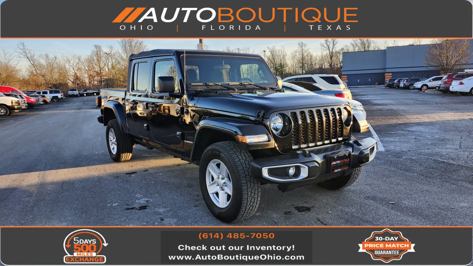 Black 2022 Jeep Gladiator Sport S for sale in Columbus, OH
