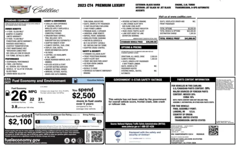 Photos of 2023 Cadillac CT4 Premium Luxury for sale in Columbus, OH at Auto Boutique Ohio