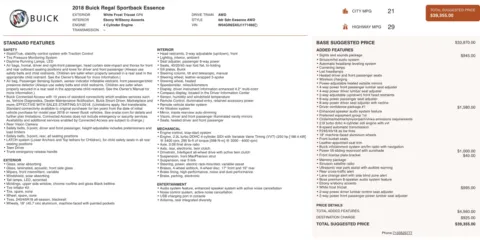 Photos of 2018 Buick Regal Sportback Essence for sale in Columbus, OH at Auto Boutique Ohio