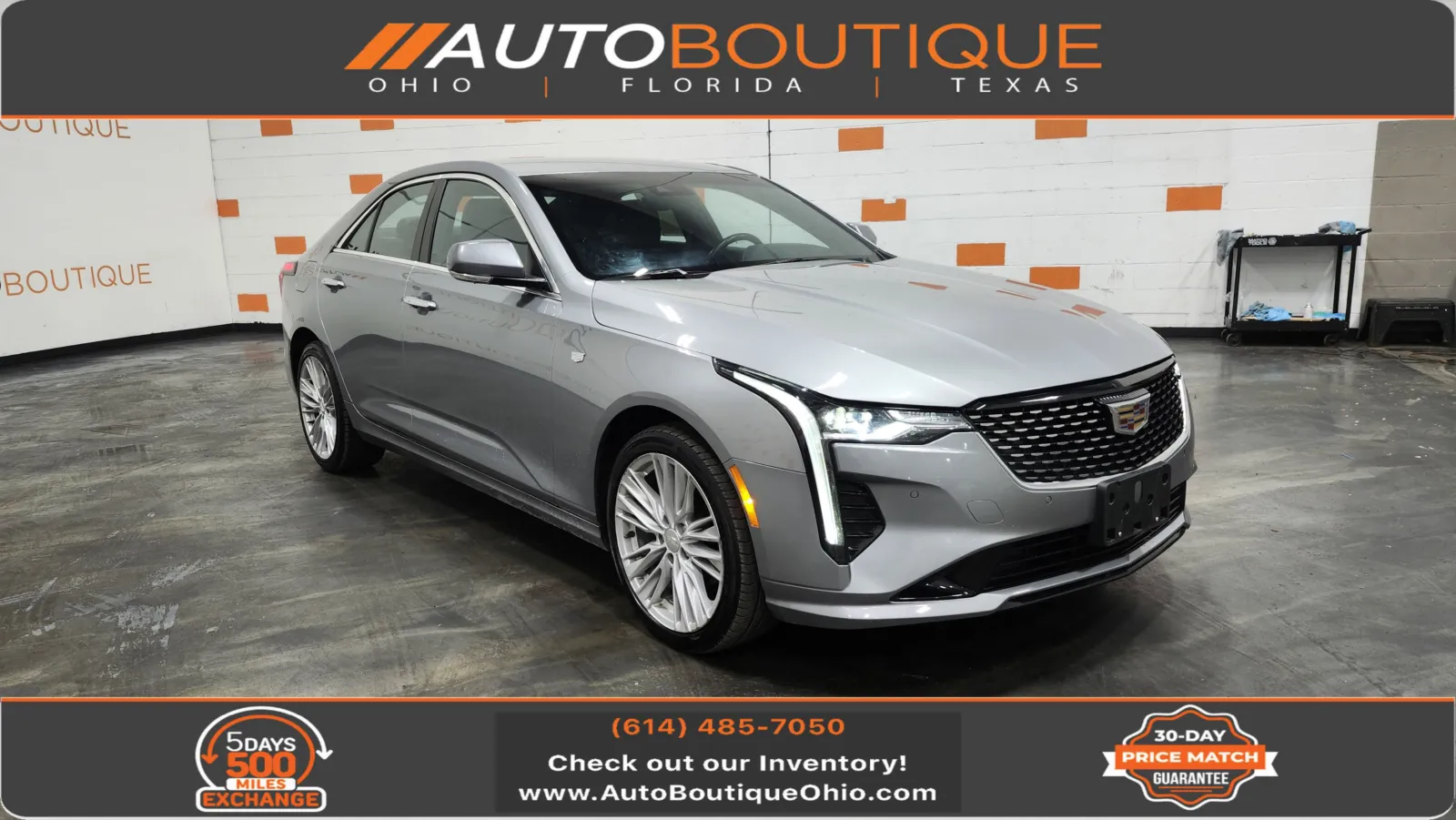 Silver 2024 Cadillac CT4 Premium Luxury for sale in Columbus, OH