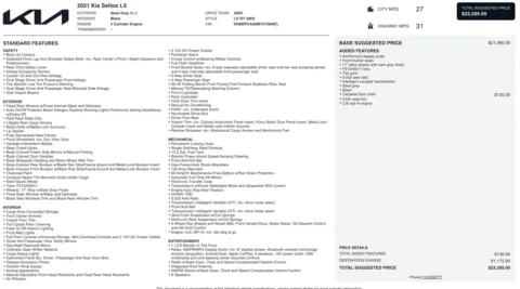 Photos of 2021 Kia Seltos LX for sale in Columbus, OH at Auto Boutique Ohio