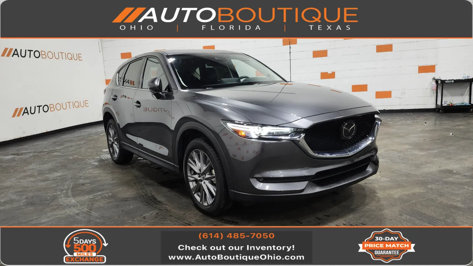 Gray 2021 Mazda CX-5 Grand Touring for sale in Columbus, OH