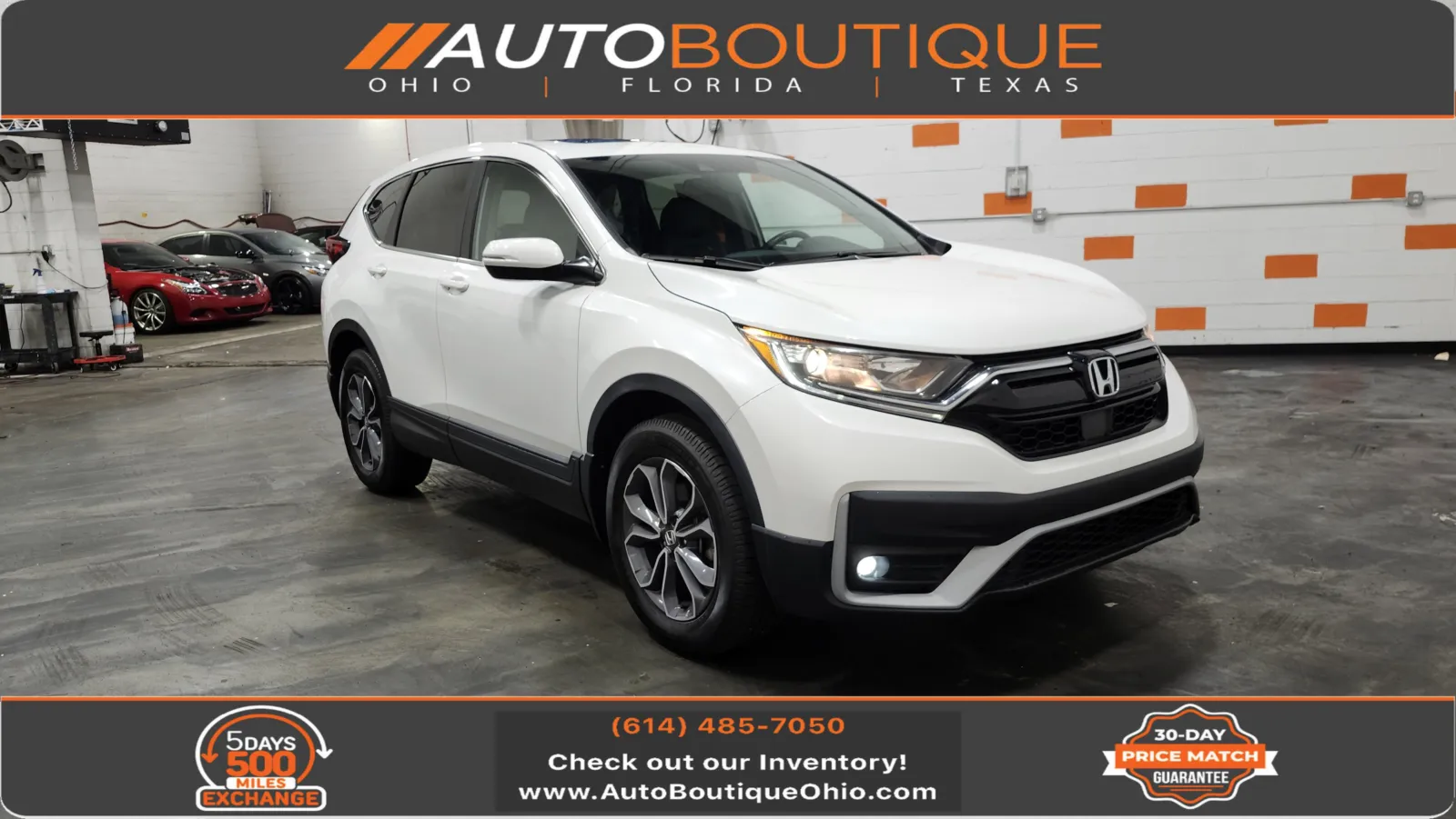 White 2021 Honda CR-V EX-L for sale in Columbus, OH