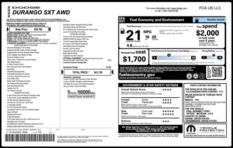 Photos of 2022 Dodge Durango SXT for sale in Columbus, OH at Auto Boutique Ohio