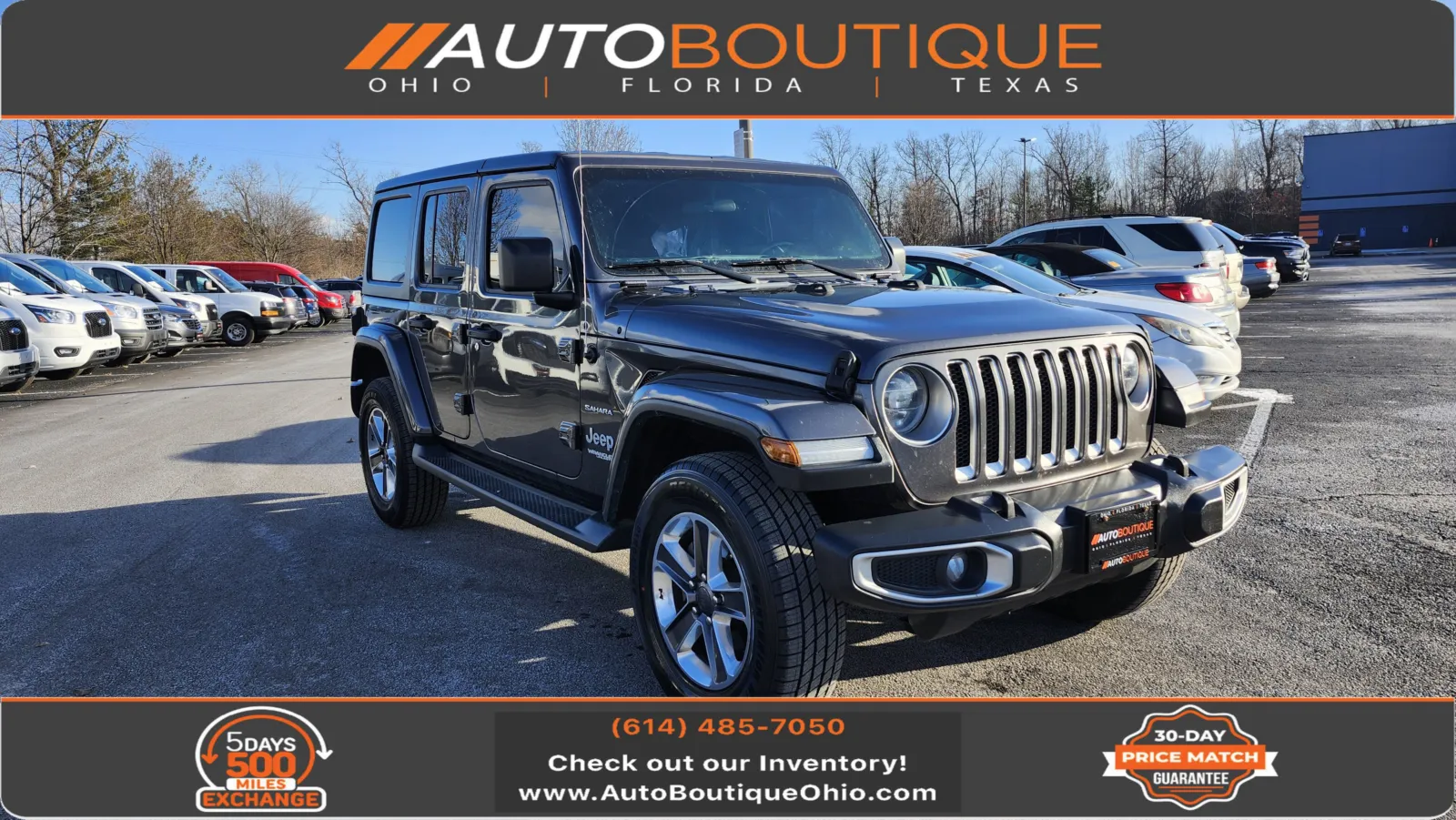 Gray 2018 Jeep Wrangler Unlimited Sahara for sale in Columbus, OH