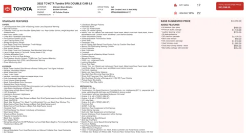 Photos of 2022 Toyota Tundra SR5 for sale in Columbus, OH at Auto Boutique Ohio