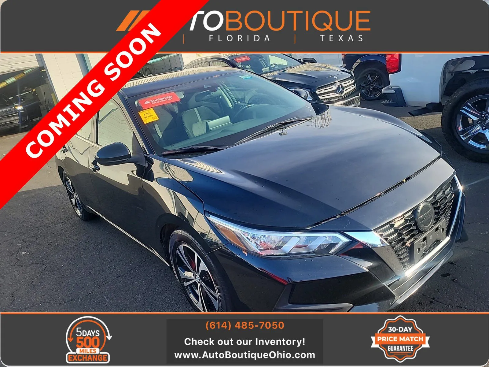 Black 2021 Nissan Sentra SV for sale in Columbus, OH