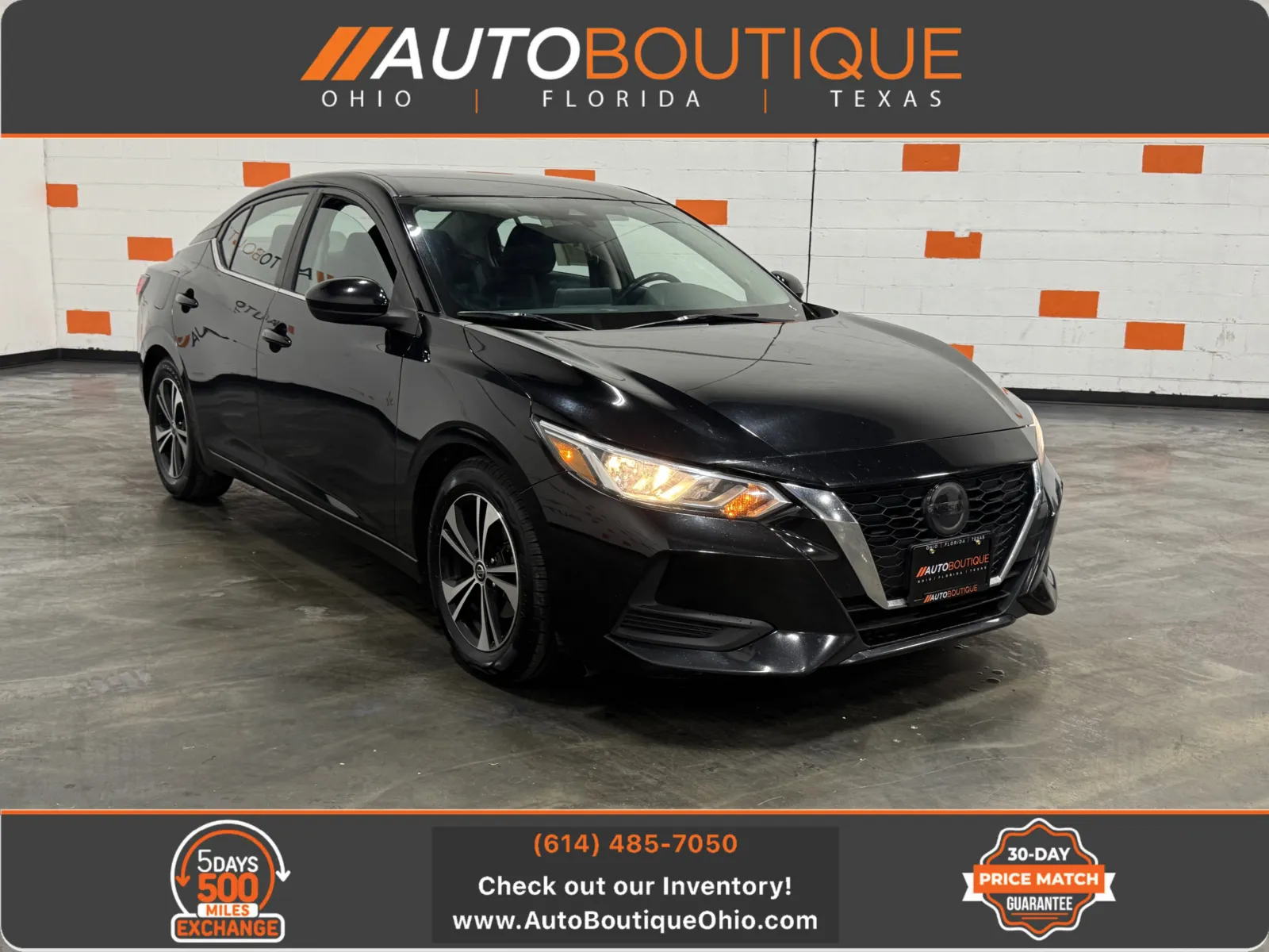 Black 2021 Nissan Sentra SV for sale in Columbus, OH