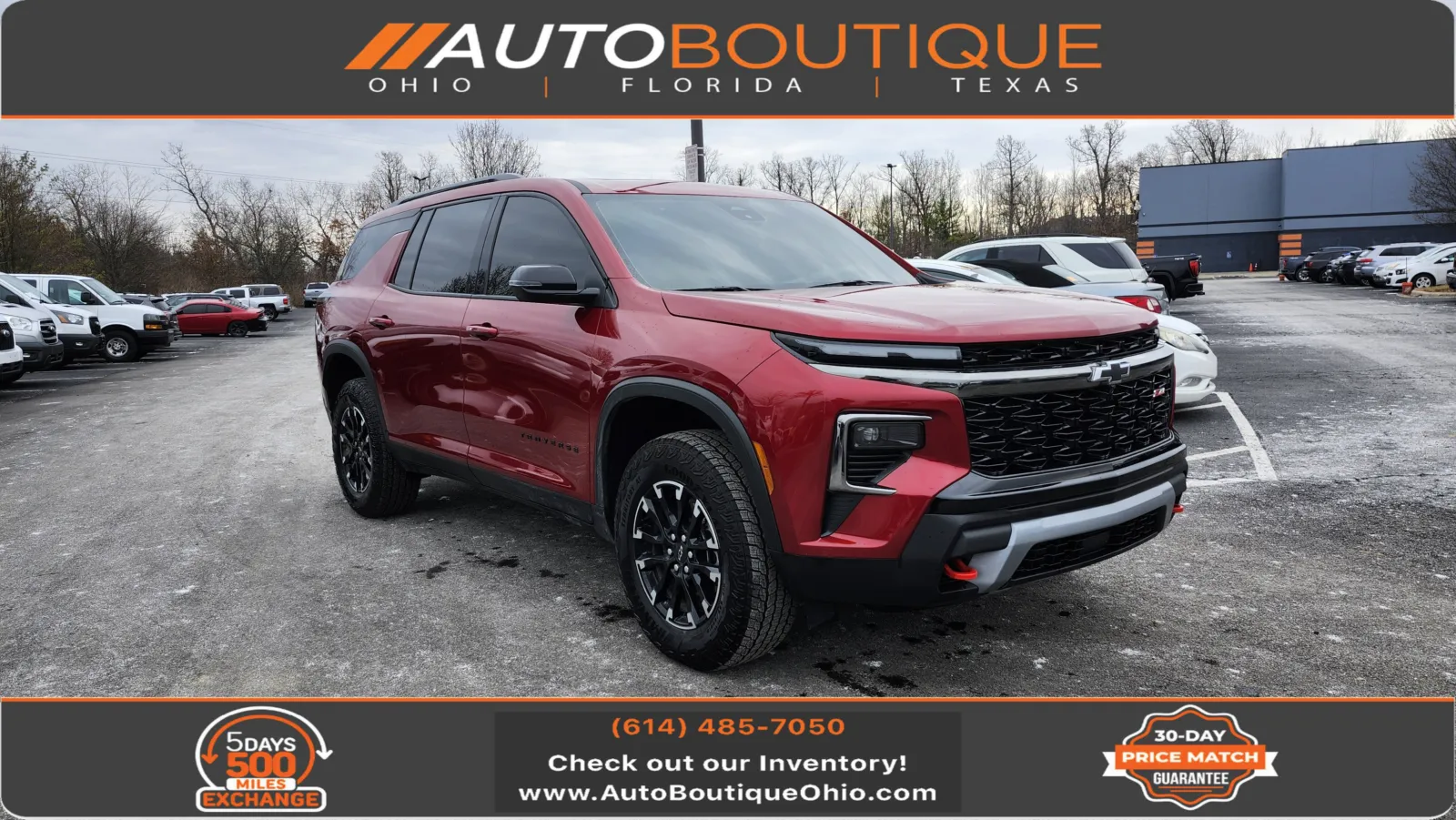 Red 2025 Chevrolet Traverse AWD Z71 for sale in Columbus, OH