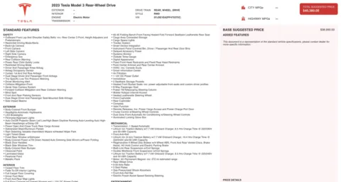 Photos of 2023 Tesla Model 3 for sale in Columbus, OH at Auto Boutique Ohio