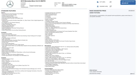 Photos of 2019 Mercedes-Benz CLS AMG CLS 53 S for sale in Columbus, OH at Auto Boutique Ohio