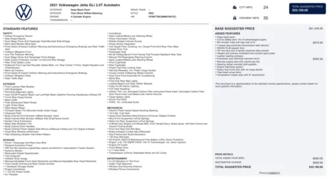 Photos of 2021 Volkswagen Jetta GLI Autobahn for sale in Columbus, OH at Auto Boutique Ohio