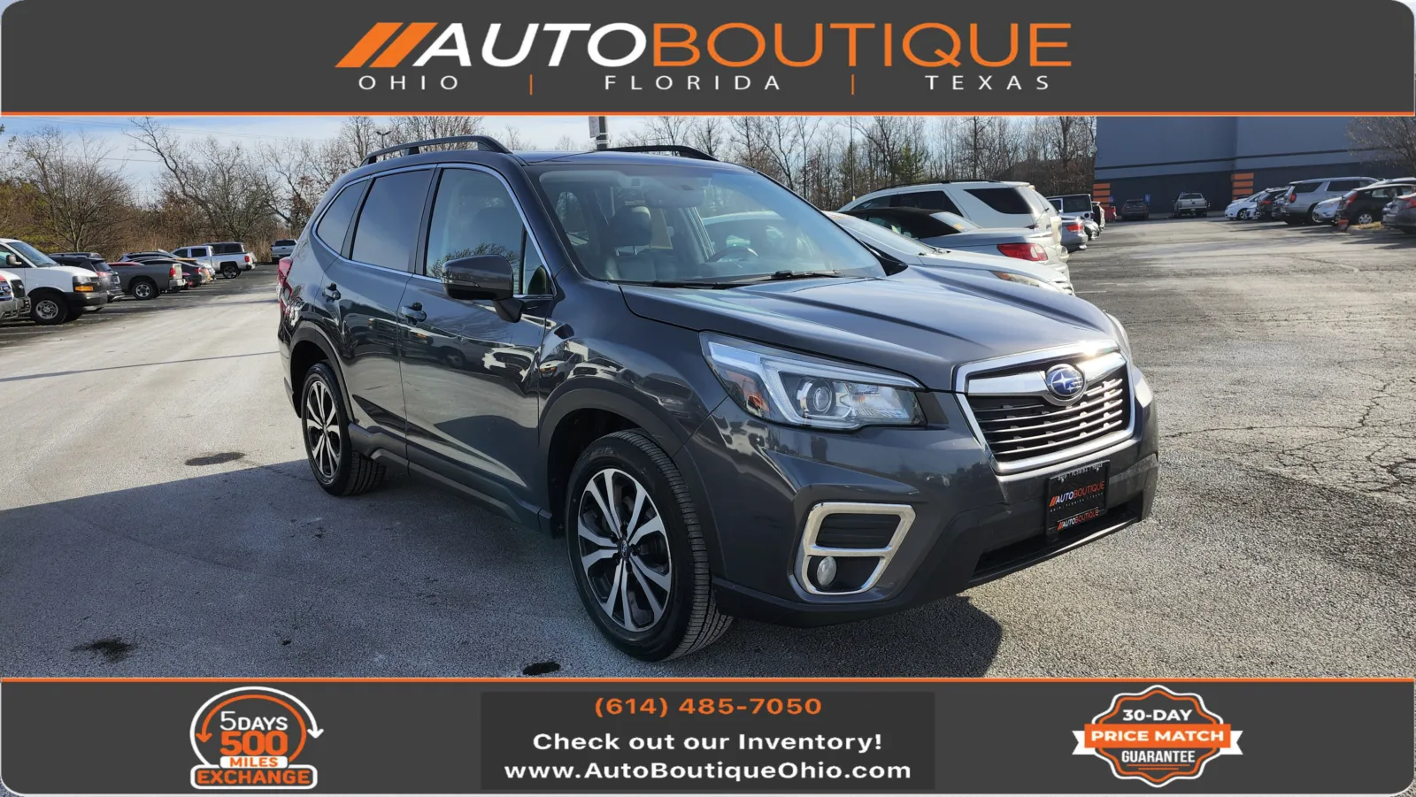 Gray 2020 Subaru Forester Limited for sale in Columbus, OH