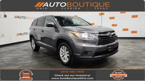 Gray 2015 Toyota Highlander LE for sale in Columbus, OH