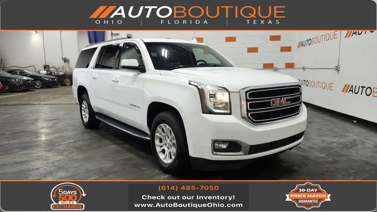 White 2017 GMC Yukon XL SLT for sale in Columbus, OH