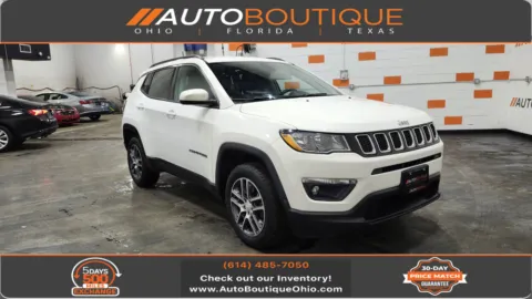 White 2018 Jeep Compass Latitude for sale in Columbus, OH