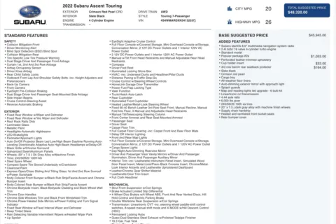 More photos of 2022 Subaru Ascent Touring at Auto Boutique Ohio, OH