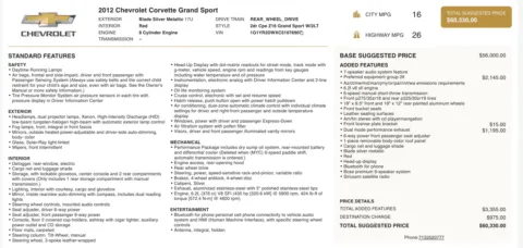 More photos of 2012 Chevrolet Corvette Z16 Grand Sport w/2LT at Auto Boutique Ohio, OH