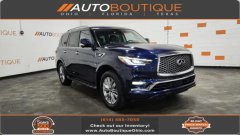 Blue 2020 INFINITI QX80 LUXE for sale in Columbus, OH