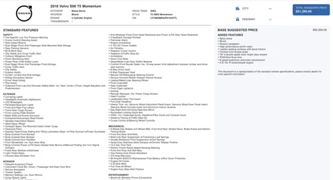 Photos of 2018 Volvo S90 Momentum for sale in Columbus, OH at Auto Boutique Ohio