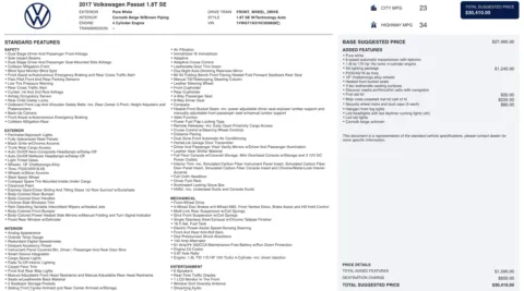 Photos of 2017 Volkswagen Passat 1.8T SE w/Technology for sale in Columbus, OH at Auto Boutique Ohio