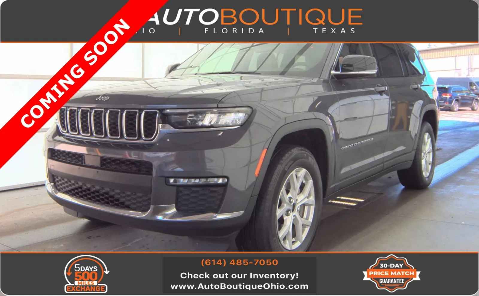 Gray 2023 Jeep Grand Cherokee L Limited for sale in Columbus, OH