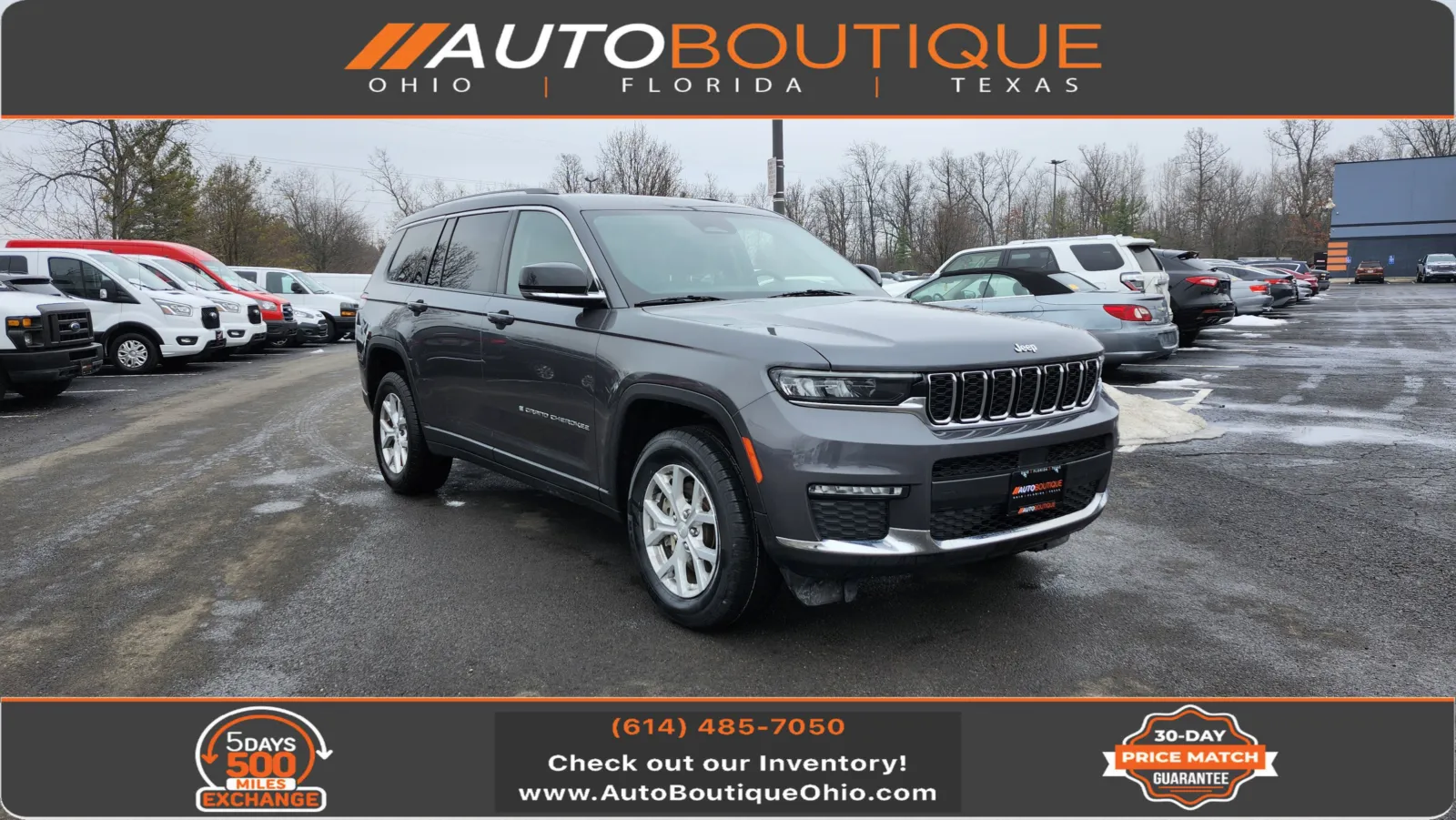 Gray 2023 Jeep Grand Cherokee L Limited for sale in Columbus, OH