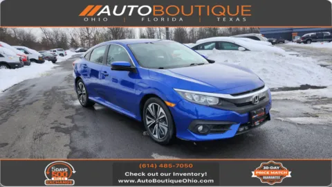 Blue 2017 Honda Civic Sedan EX-L for sale in Columbus, OH