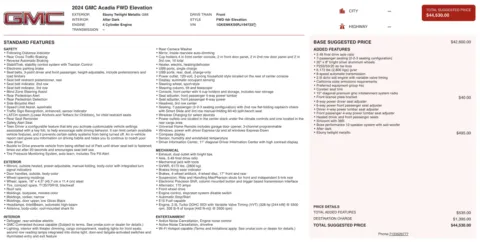 Photos of 2024 GMC Acadia FWD Elevation for sale in Columbus, OH at Auto Boutique Ohio