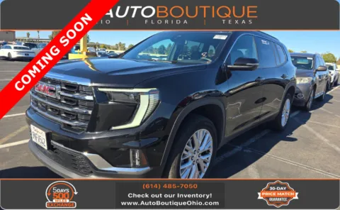 Black 2024 GMC Acadia FWD Elevation for sale in Columbus, OH