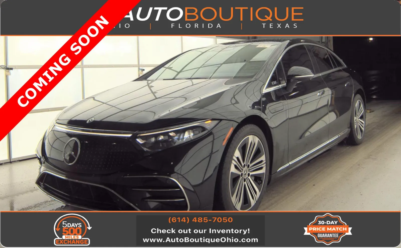 Black 2022 Mercedes-Benz EQS 450+ for sale in Columbus, OH