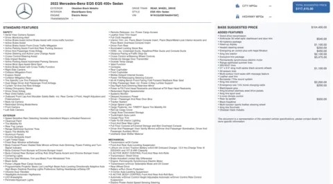 Photos of 2022 Mercedes-Benz EQS 450+ for sale in Columbus, OH at Auto Boutique Ohio