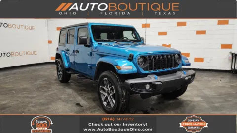 Blue 2024 Jeep Wrangler 4xe Sport S for sale in Columbus, OH