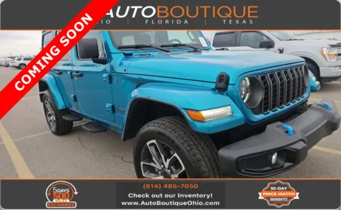 Blue 2024 Jeep Wrangler 4xe Sport S for sale in Columbus, OH