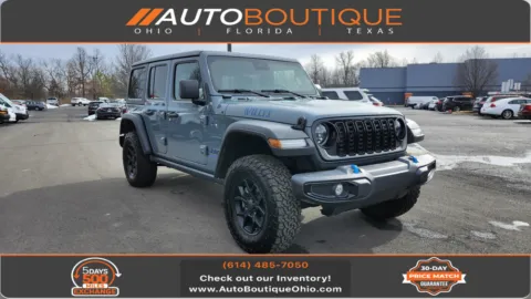 Gray 2024 Jeep Wrangler 4xe Willys for sale in Columbus, OH