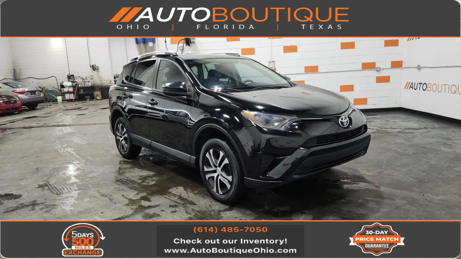 Black 2016 Toyota RAV4 LE for sale in Columbus, OH