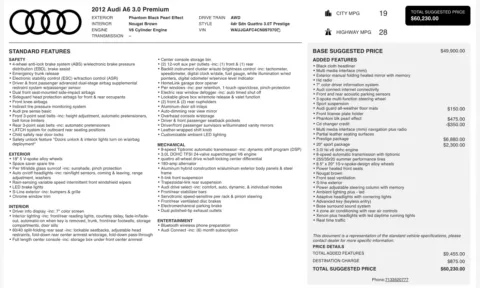 More photos of 2012 Audi A6 3.0T Prestige at Auto Boutique Ohio, OH