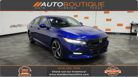Blue 2018 Honda Accord Sedan Sport 1.5T for sale in Columbus, OH