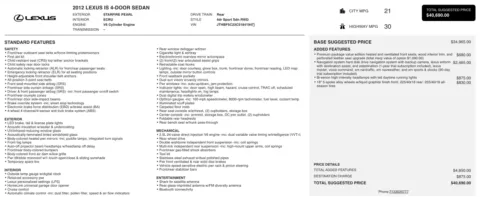 More photos of 2012 Lexus IS 250 at Auto Boutique Ohio, OH