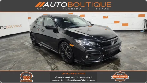 Black 2020 Honda Civic Hatchback Sport for sale in Columbus, OH