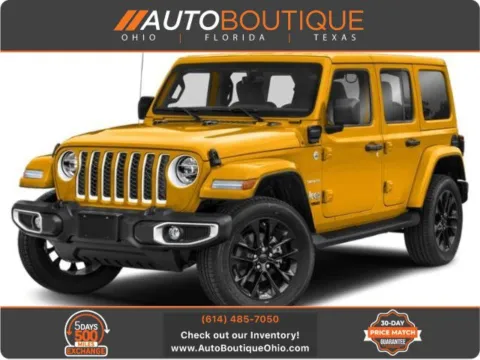 Gray 2022 Jeep Wrangler 4xe Unlimited Sahara for sale in Columbus, OH