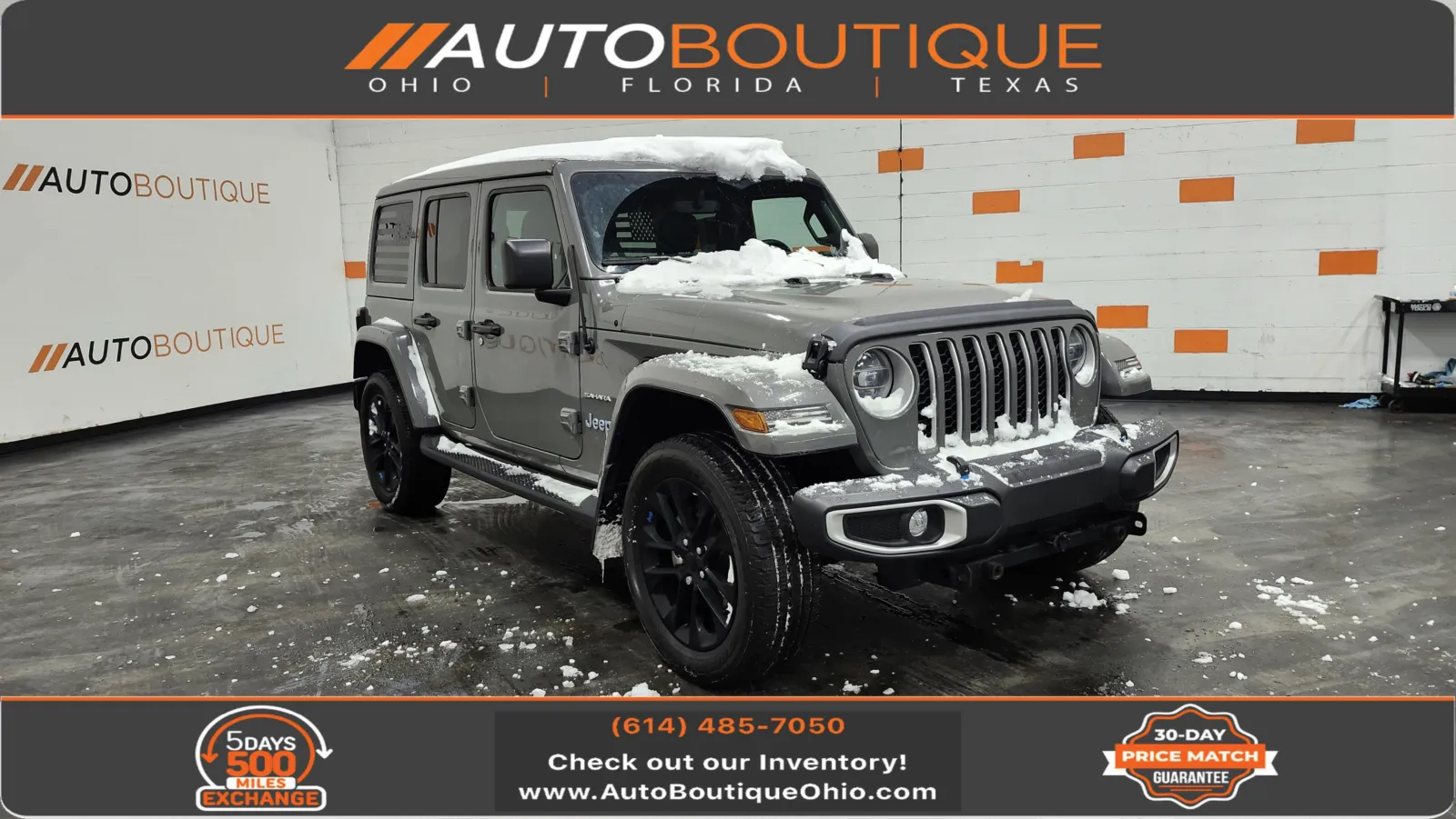 Gray 2022 Jeep Wrangler 4xe Unlimited Sahara for sale in Columbus, OH