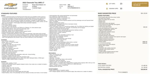 Photos of 2022 Chevrolet Trax LT for sale in Columbus, OH at Auto Boutique Ohio