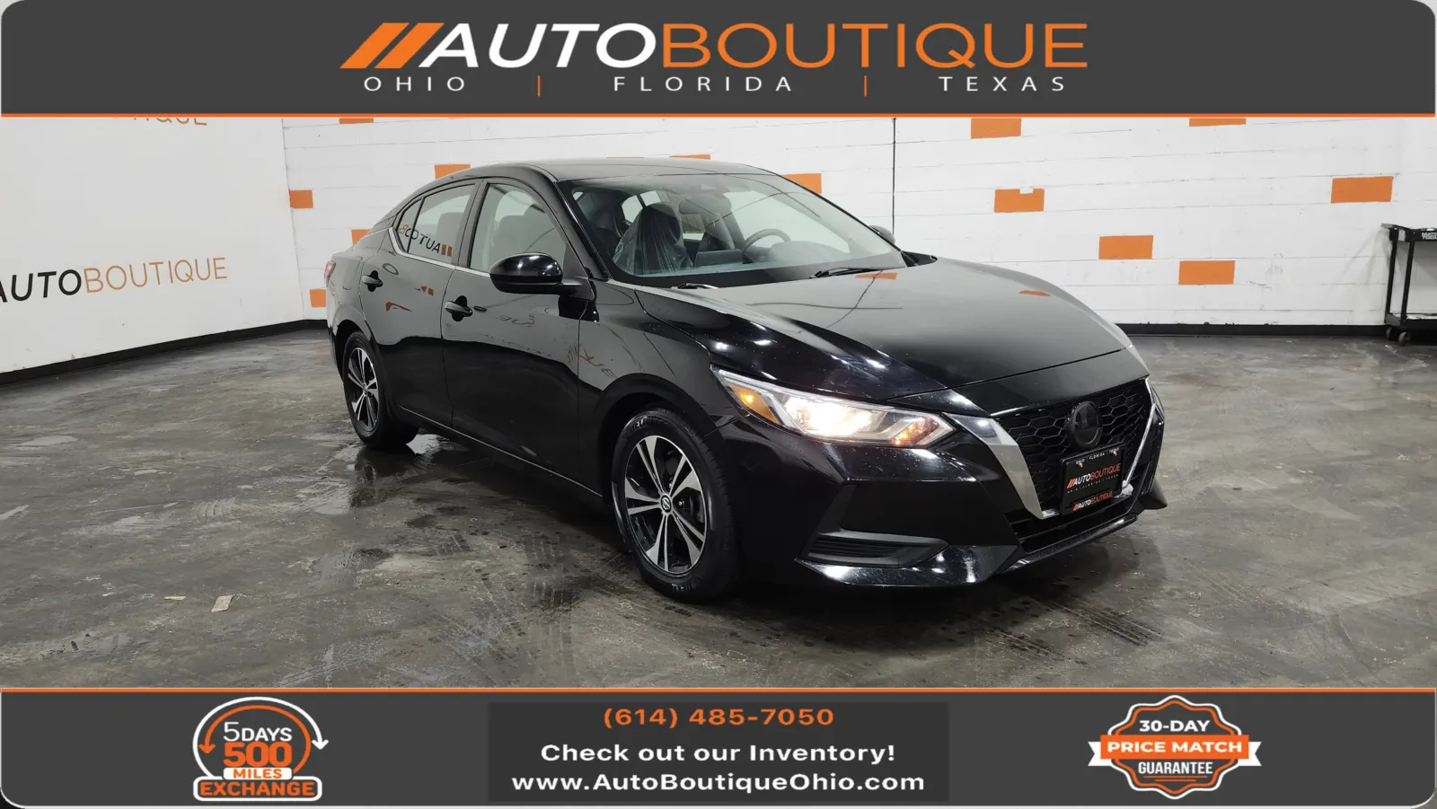 Black 2021 Nissan Sentra SV for sale in Columbus, OH