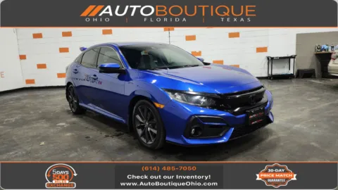 Blue 2020 Honda Civic Hatchback EX for sale in Columbus, OH