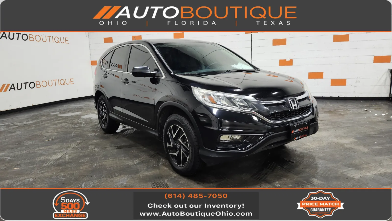 Black 2016 Honda CR-V SE for sale in Columbus, OH