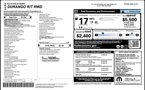 Photos of 2022 Dodge Durango R/T for sale in Columbus, OH at Auto Boutique Ohio