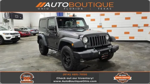 Gray 2016 Jeep Wrangler Willys Wheeler for sale in Columbus, OH