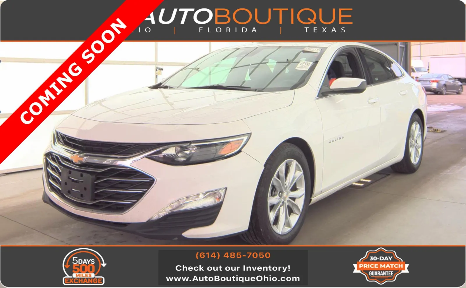 White 2023 Chevrolet Malibu LT for sale in Columbus, OH